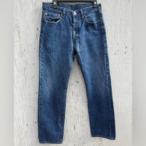 Levi's Men's Dark Blue Straight-Leg Jeans